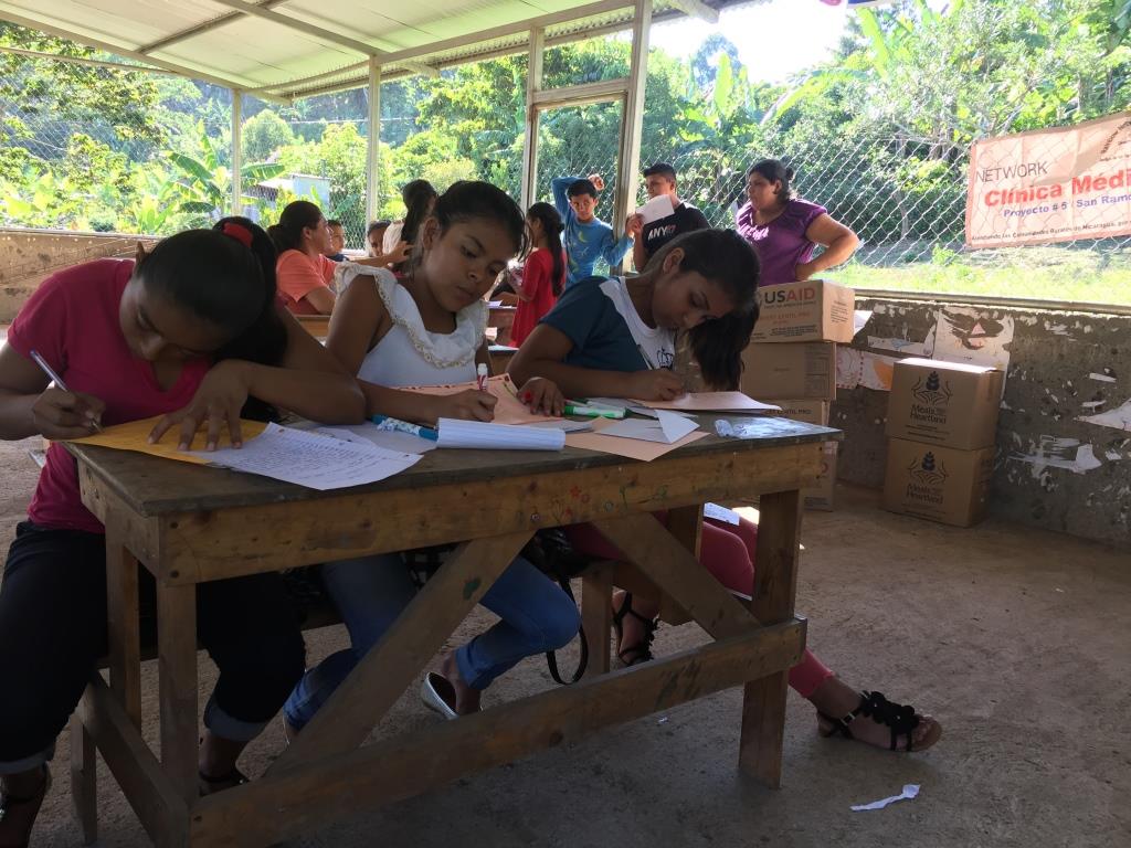 scholarship students writing letters