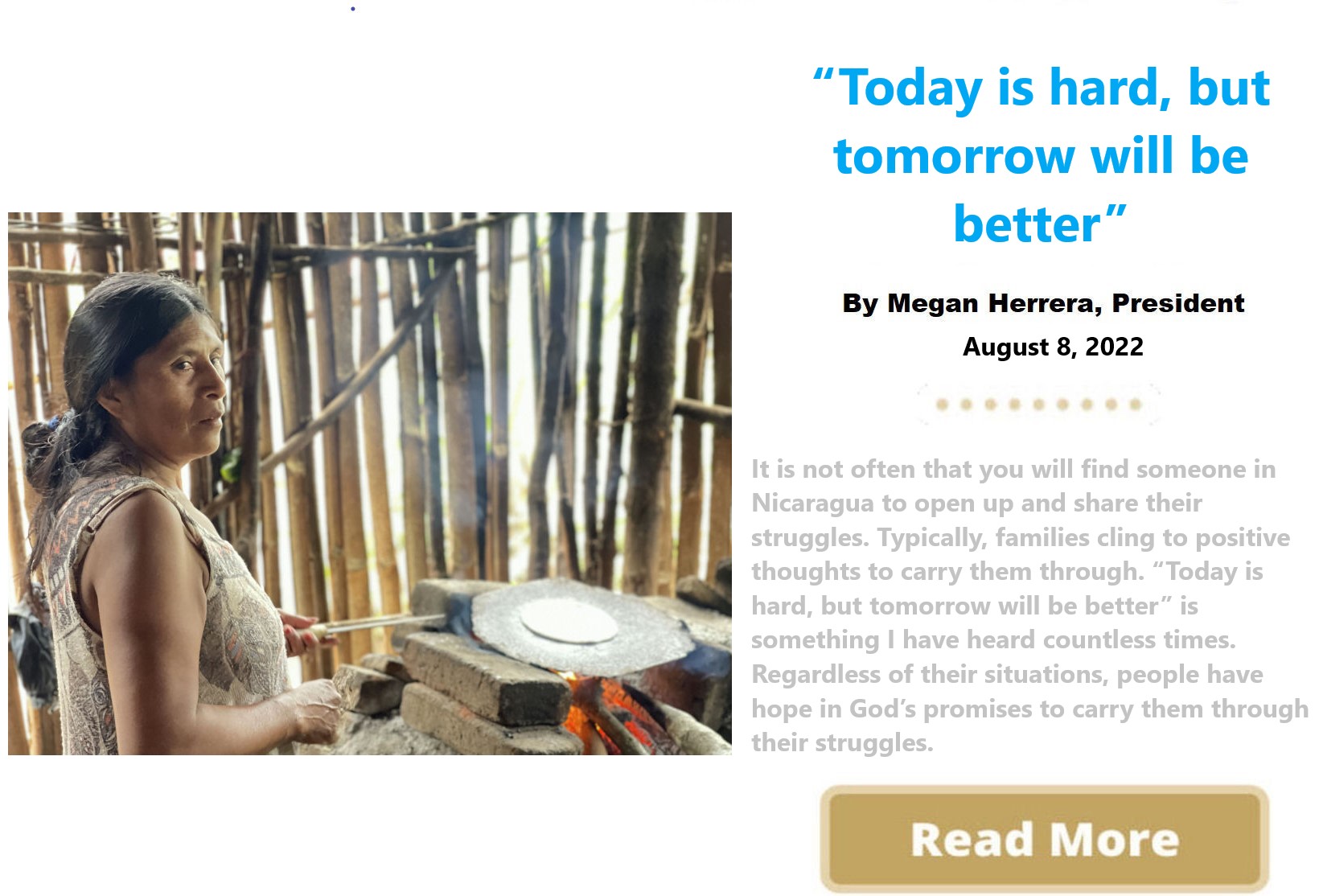 Today is hard but tomorrow will be better